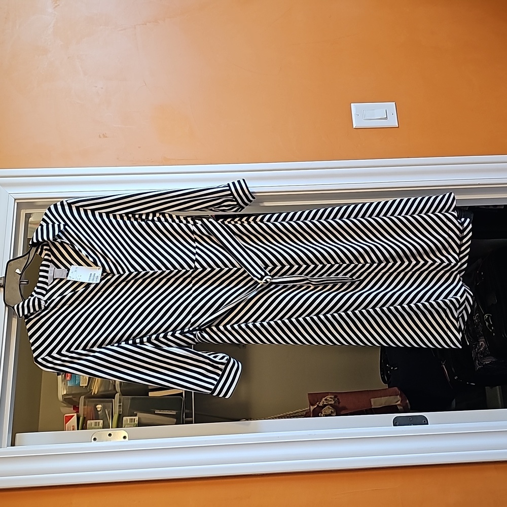 H&M Dress, Black and Cream, Size 8, new with tags